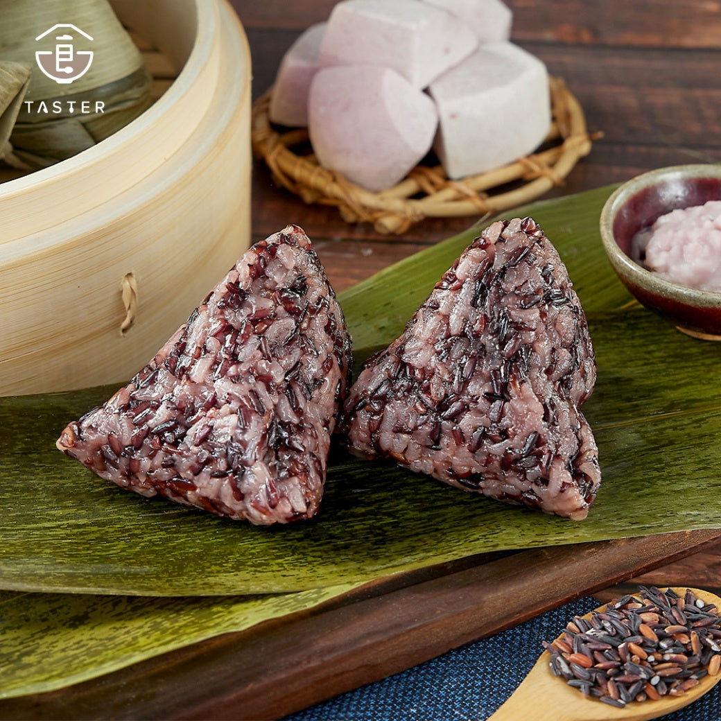 祥和蔬食|紫米蜜芋甜粽 (2入)