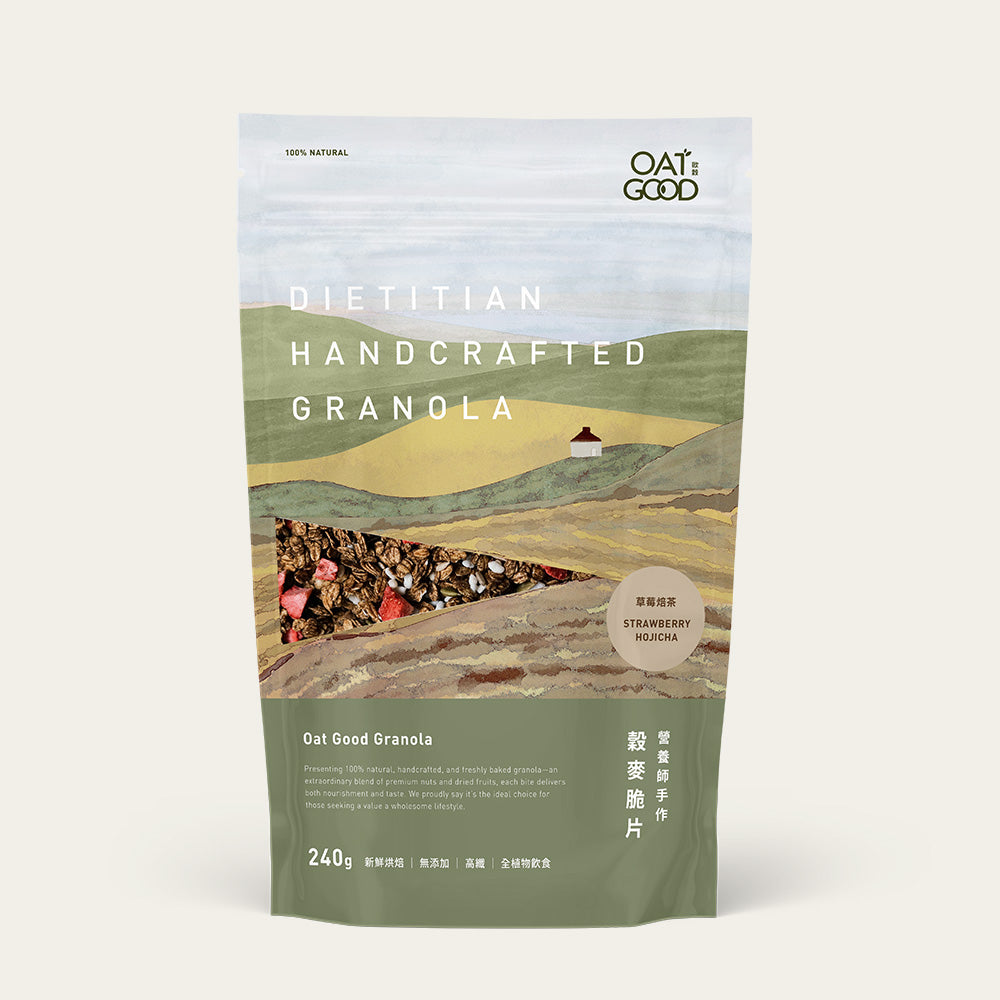 OAT GOOD穀麥脆片_草莓焙茶穀麥脆片