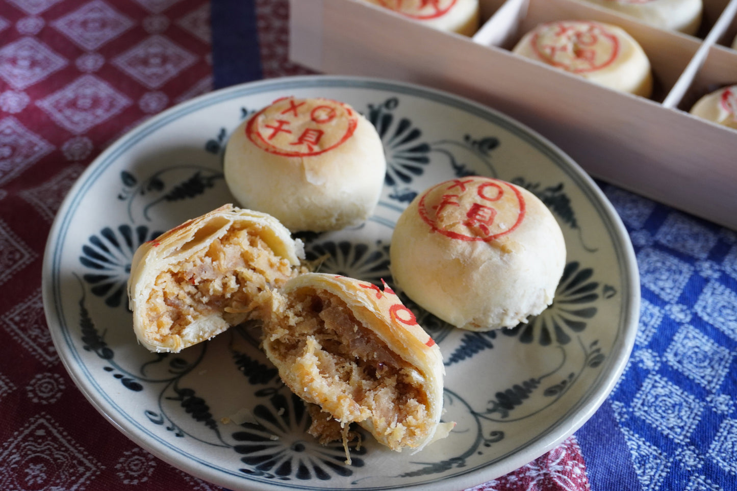 【宜蘭饗宴鐵板燒】手工月餅、花膠雞湯