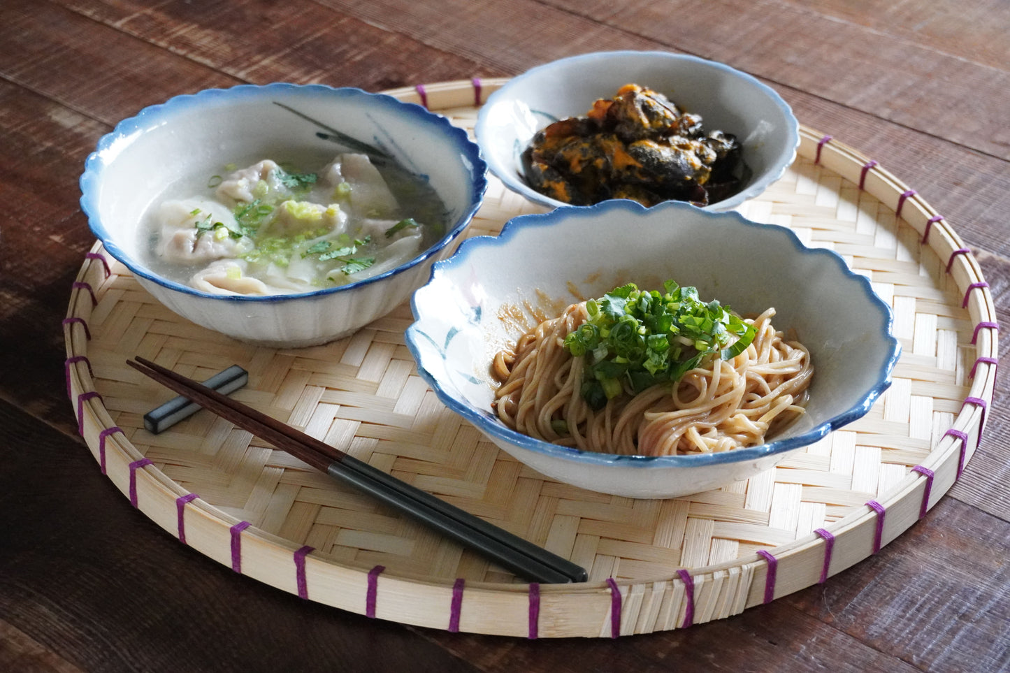 【山里麵】⽢單蒜油