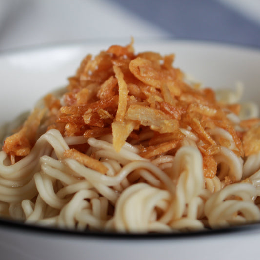 【樂朋】黃金鵝油香蔥泡煮麵(盒裝)