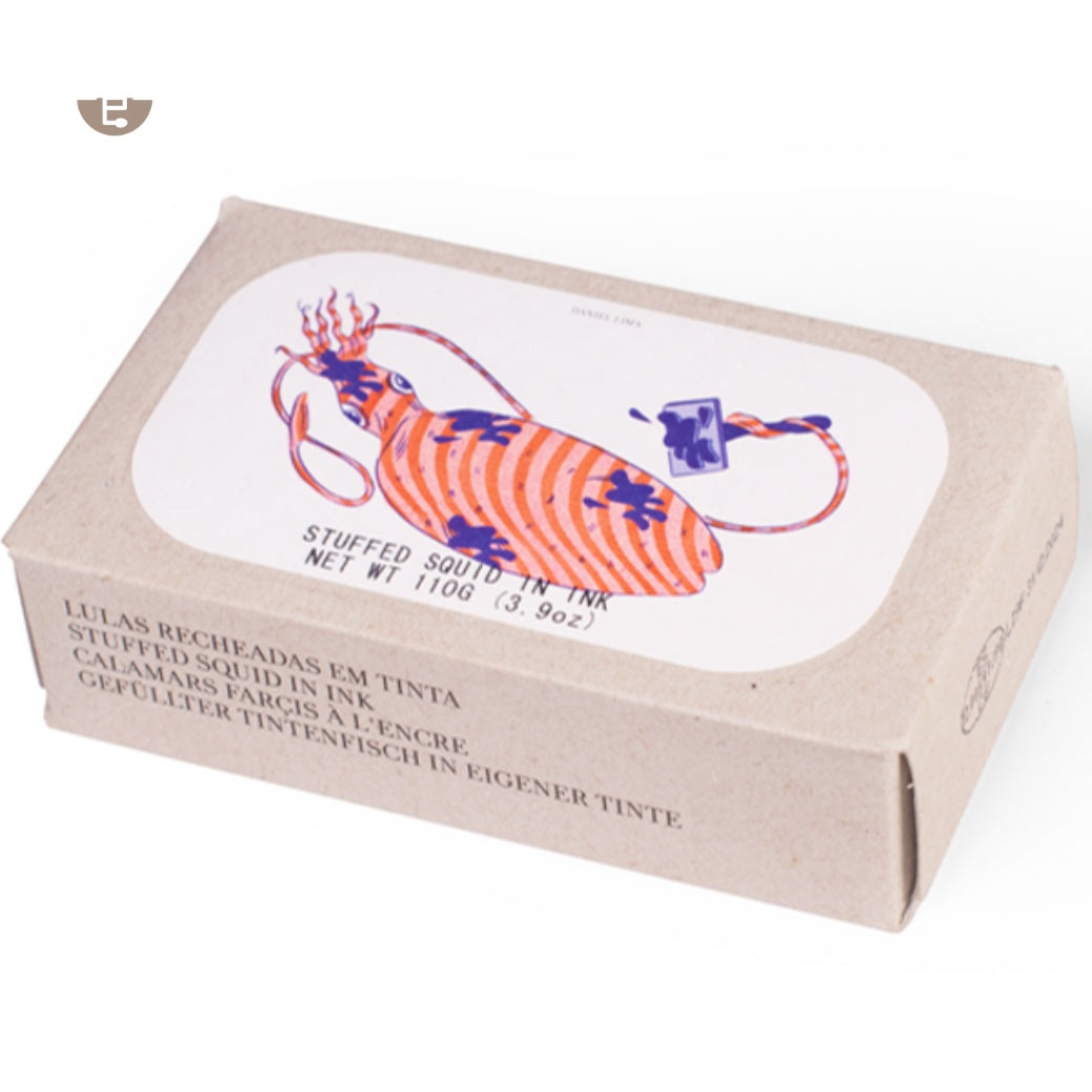 葡萄牙Jose gourmet|墨魚汁醬漬佐魷魚 110g