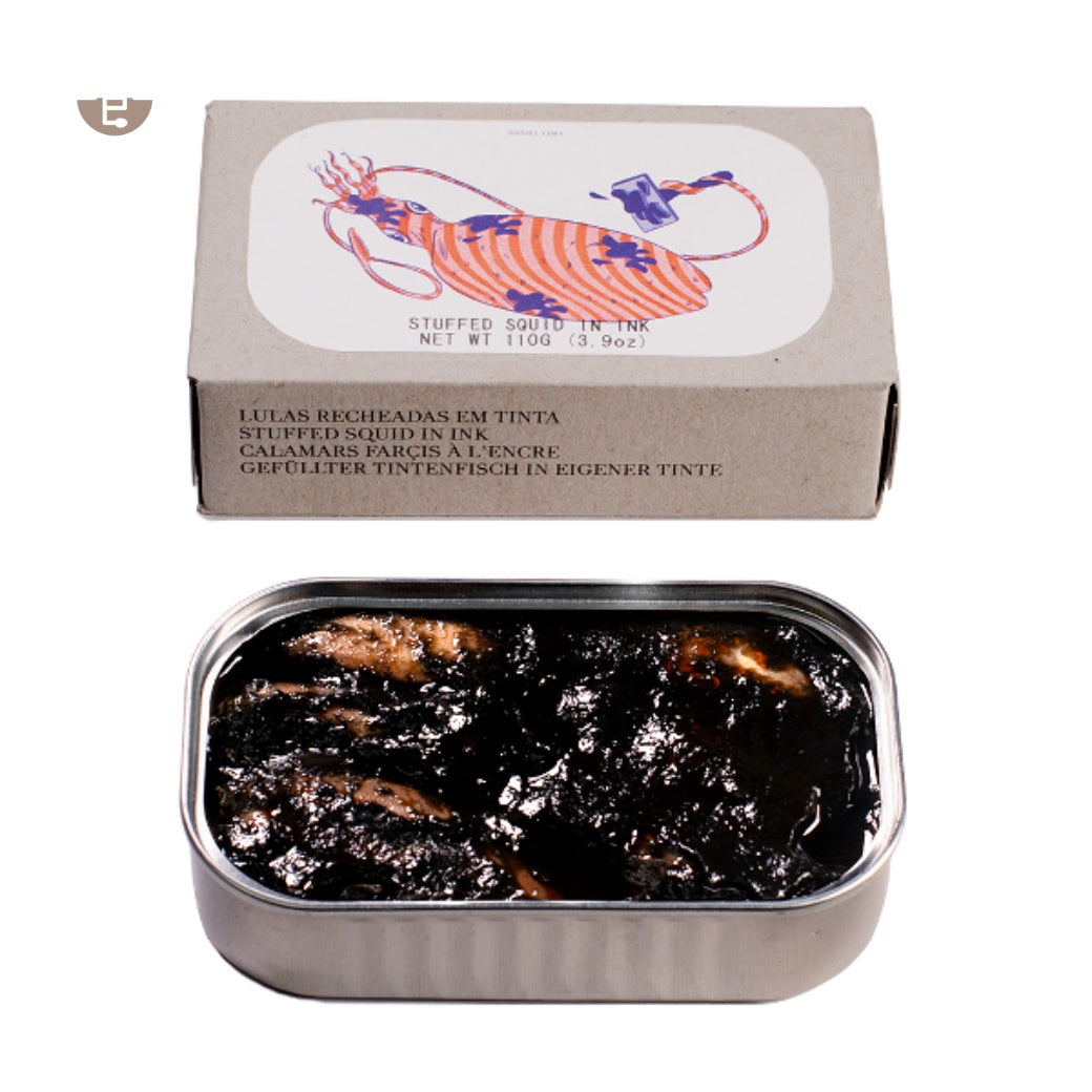 葡萄牙Jose gourmet|墨魚汁醬漬佐魷魚 110g