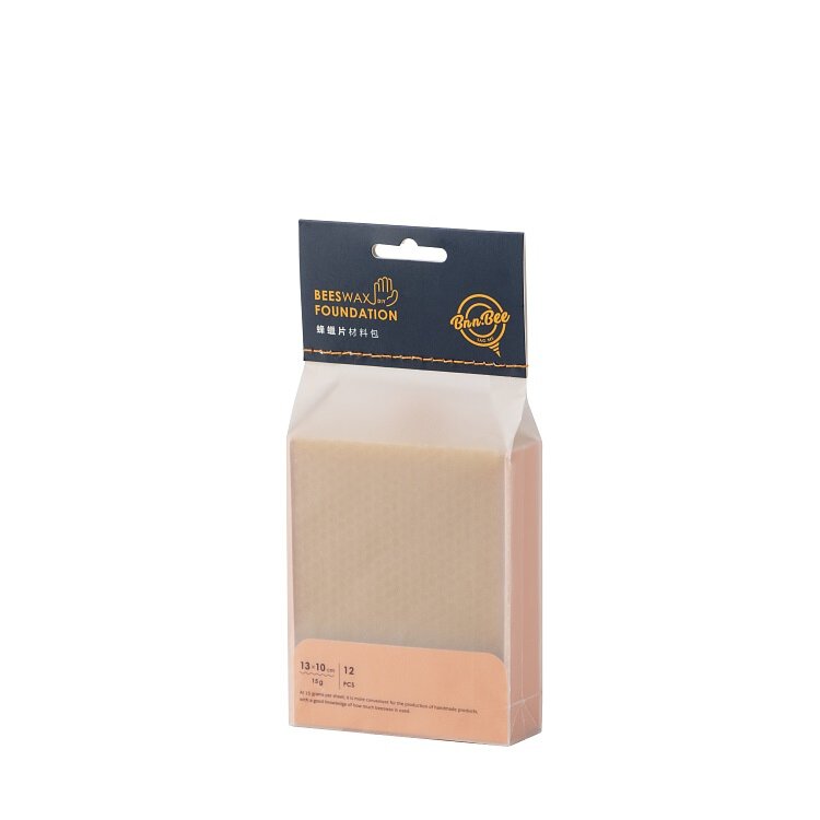 Beeswax Foundation 蜂蠟片材料包