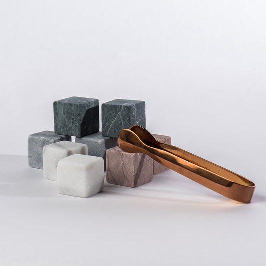 奇鈺家居【大理石混色冰磚禮盒】 附盒、夾