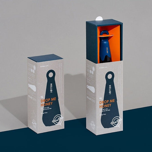 Drop Me Once 手擠空降瓶466g 一入蜂蜜禮盒 (龍眼蜜/荔枝蜜)