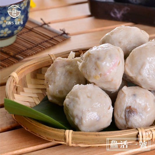 鱻活一號|手工香菇旗魚丸*3包 (300g/包) 含運組合