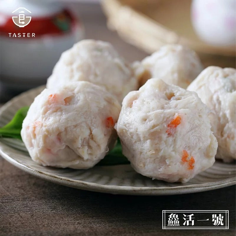 鱻活一號|手工鮮蝦干貝丸*3包 (300g/包) 含運組合