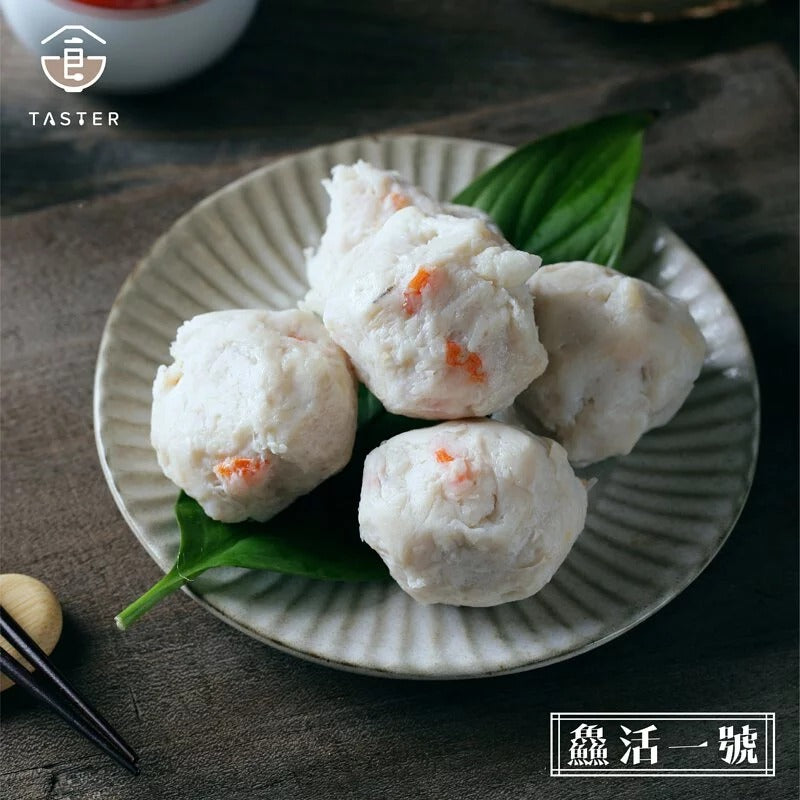 鱻活一號|手工鮮蝦干貝丸*3包 (300g/包) 含運組合