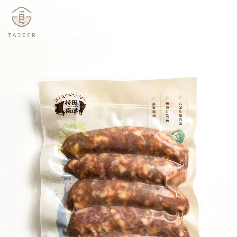 花田喜彘|含運組合二 (黑豬肉高麗菜水餃x2包+原味貢丸x1包+香菇貢丸x1包+原味香腸x1包)