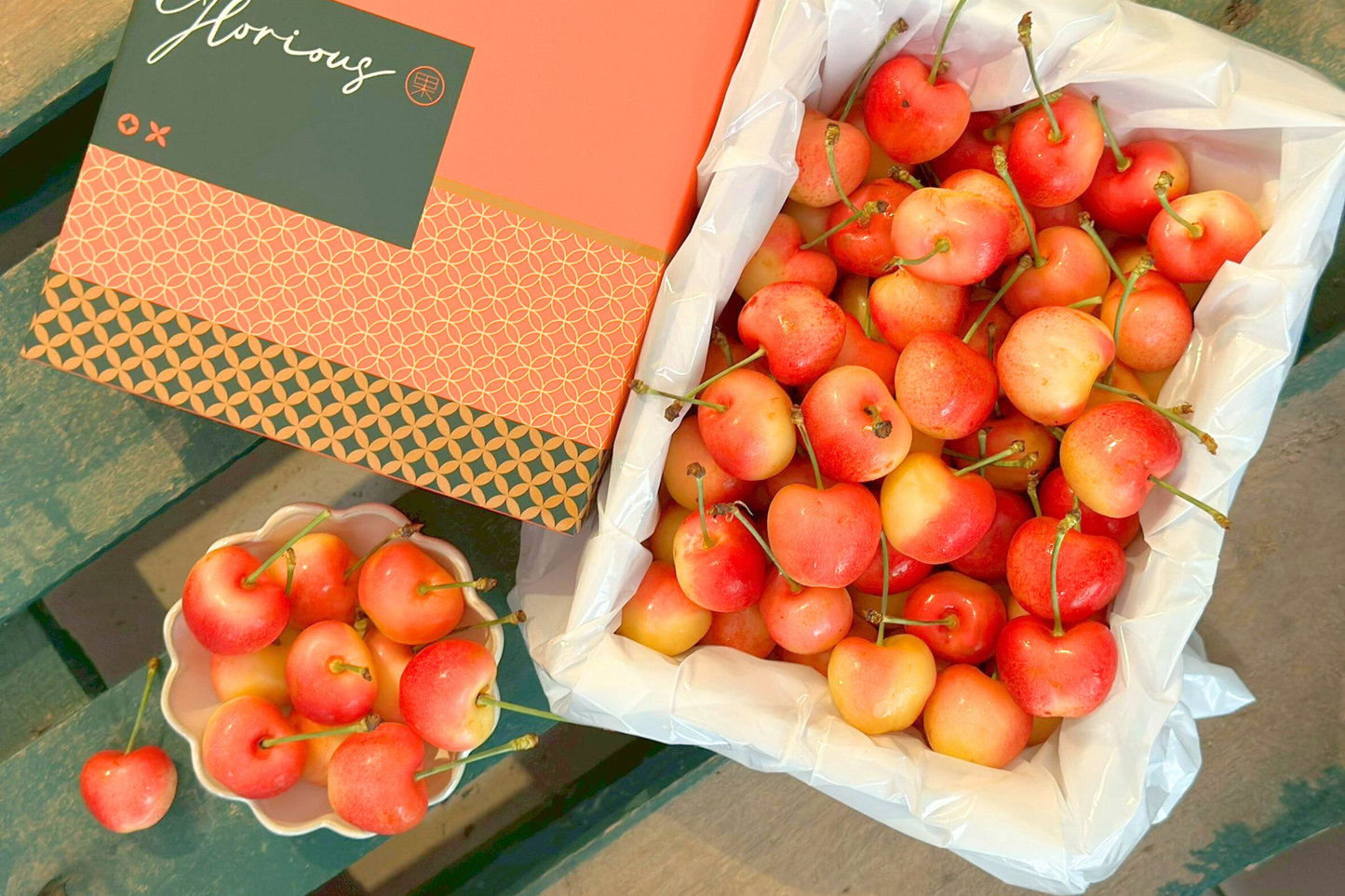 【櫻桃公主】智利草莓白櫻桃