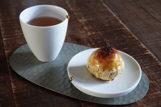 獨家【千秋陶坊】小金豆午茶杯盤組