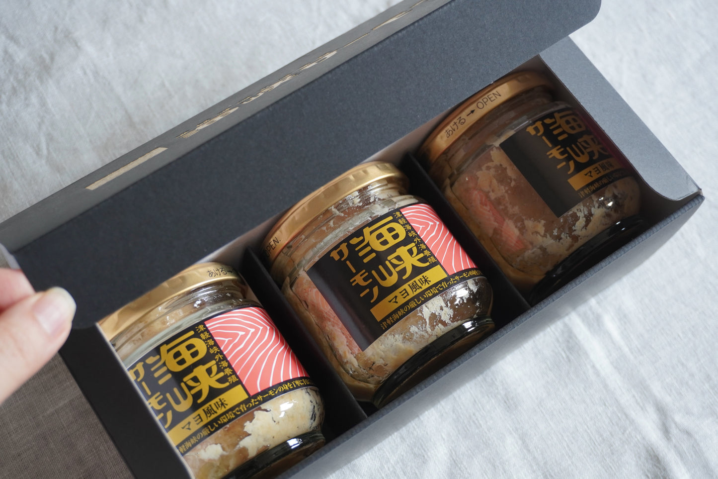 【北彩屋】海峽鮭魚茶泡飯與罐頭組