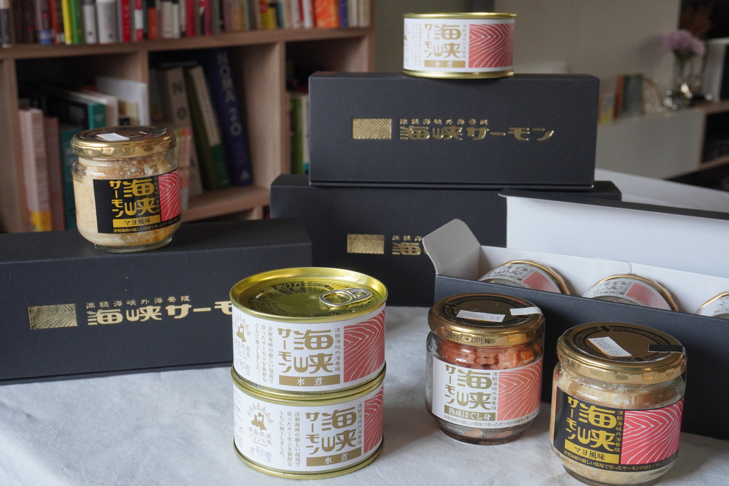 【北彩屋】海峽鮭魚茶泡飯與罐頭組