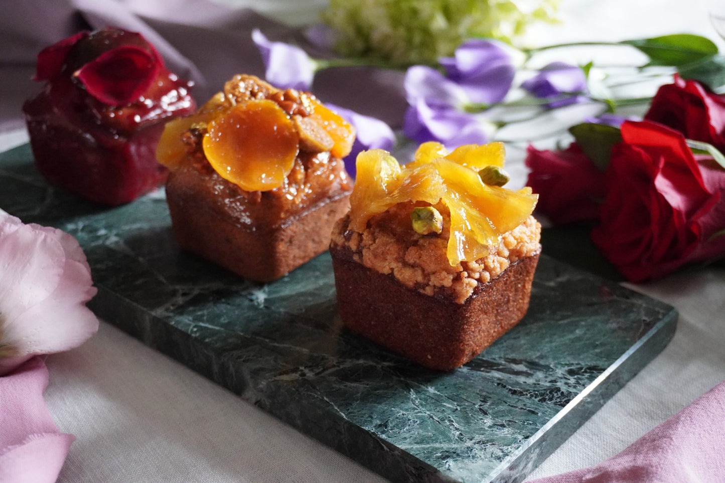 【母親節限定】美食加X火車師傅 花果立方 | 迷你磅蛋糕禮盒