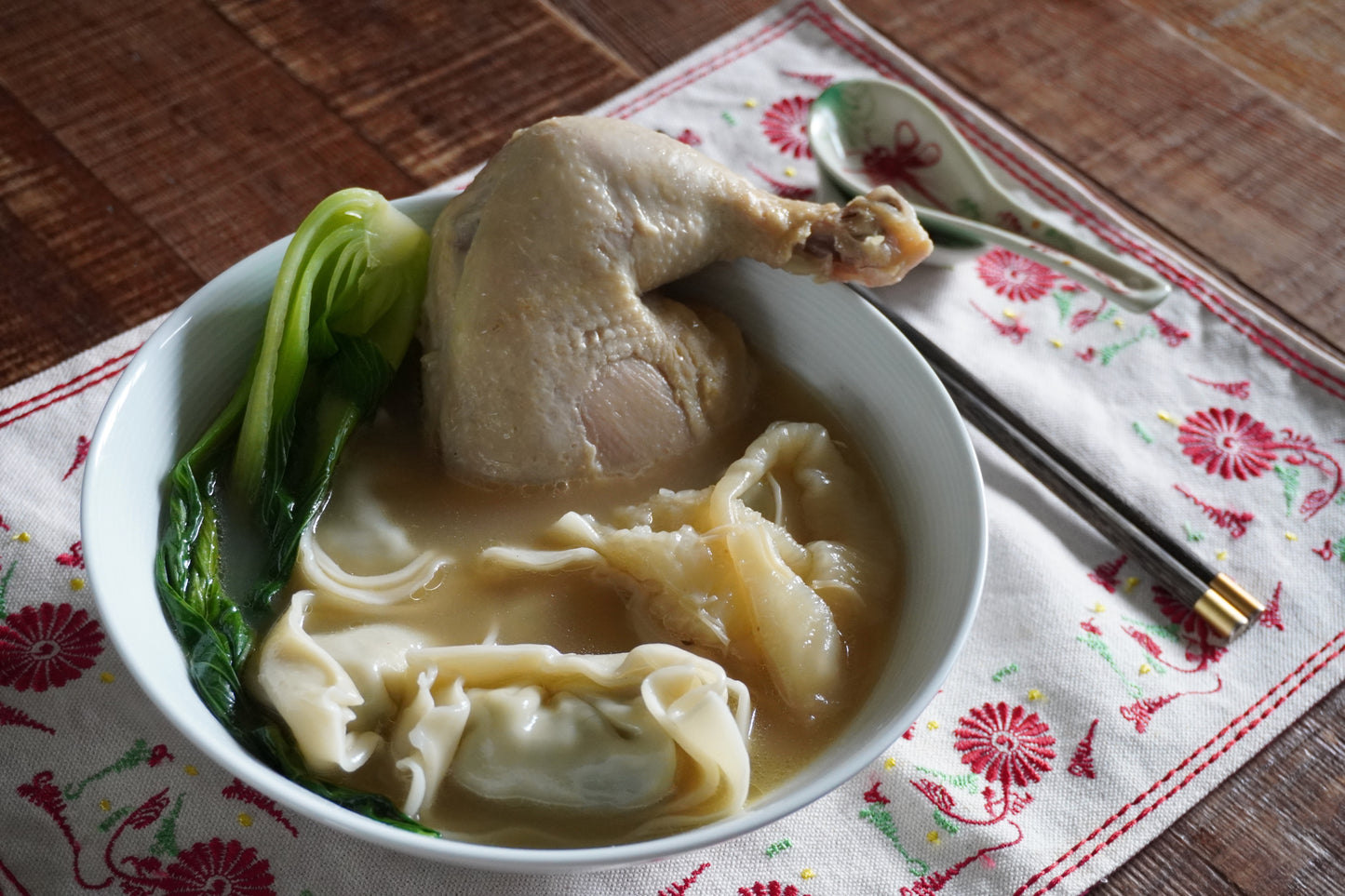 【秘密好事X蔡萬興】獨家聯名花膠雞湯招牌餛飩