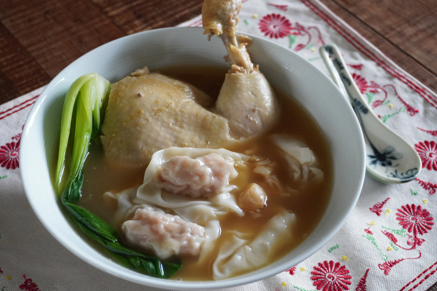 【秘密好事X蔡萬興】獨家聯名花膠雞湯招牌餛飩