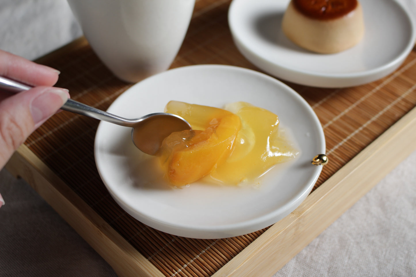 獨家【千秋陶坊】小金豆午茶杯盤組