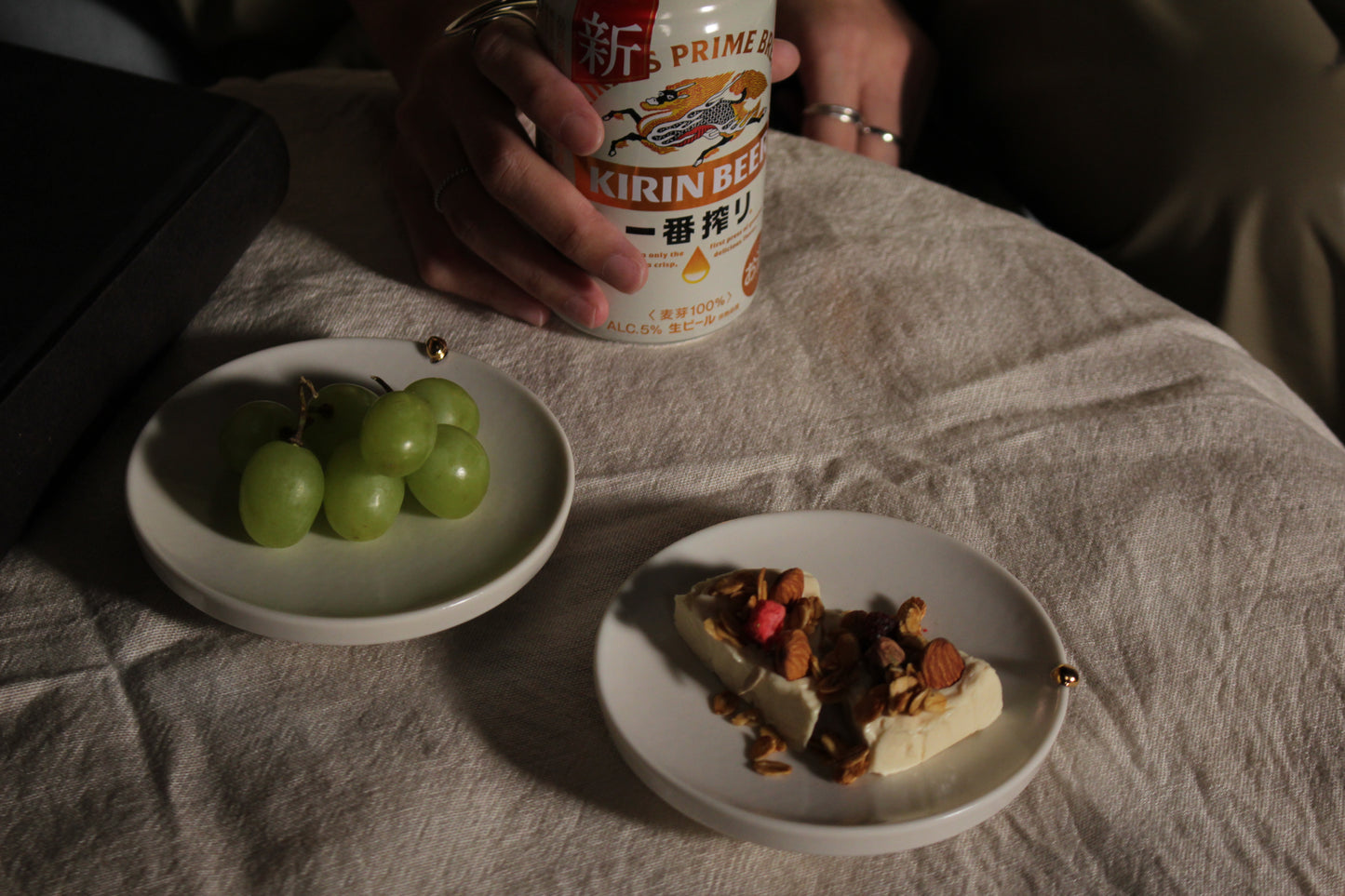 獨家【千秋陶坊】小金豆午茶杯盤組