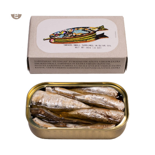 葡萄牙Jose gourmet｜特級初榨橄欖油漬煙燻小沙丁魚 90g
